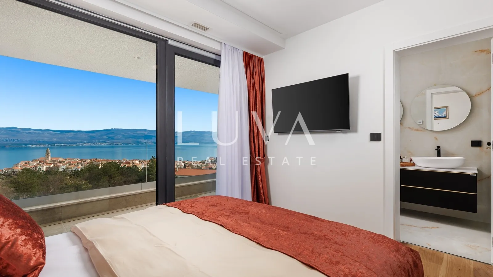 krk, vrbnik, luksuzna vila s pogledom na more i bazenom, 265 m2 za prodaju - slika 21