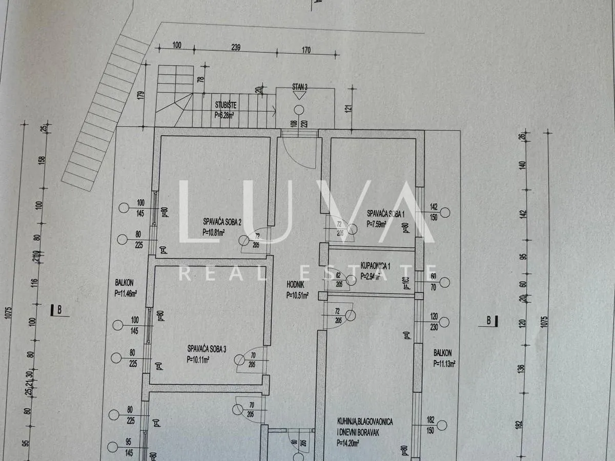 marina, trogir, prodaja dvojne kuće 247 m2 na 3 etaže + parking - slika 12