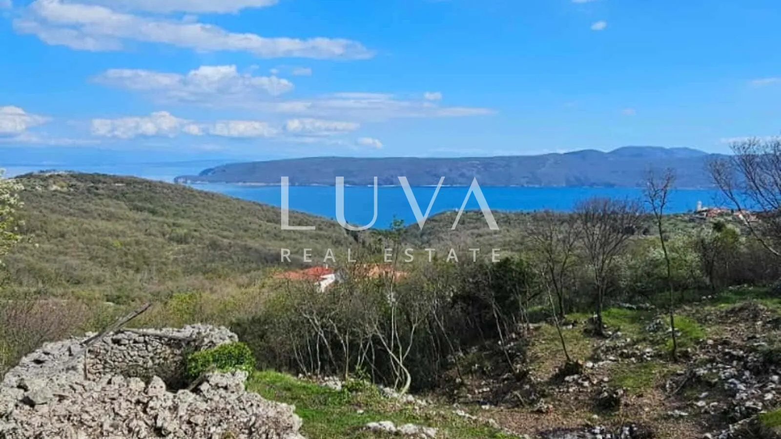 kvarner, brseč, građevinsko zemljište 1.173 m2 s pogledom na more na prodaju - slika 7