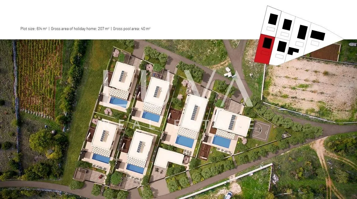 Krka, Drinovci, zemljište 614 m2 s građevinskom dozvolom - Drinovci, Drniš