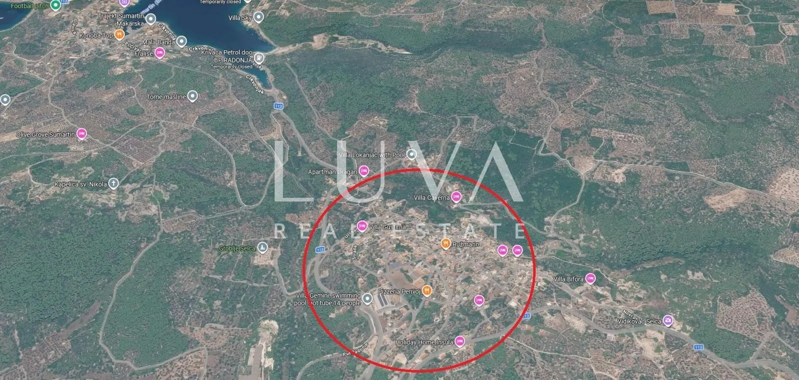 brač, selca, atraktivno građevinsko zemljište 1381 m2 na prodaju - slika 6