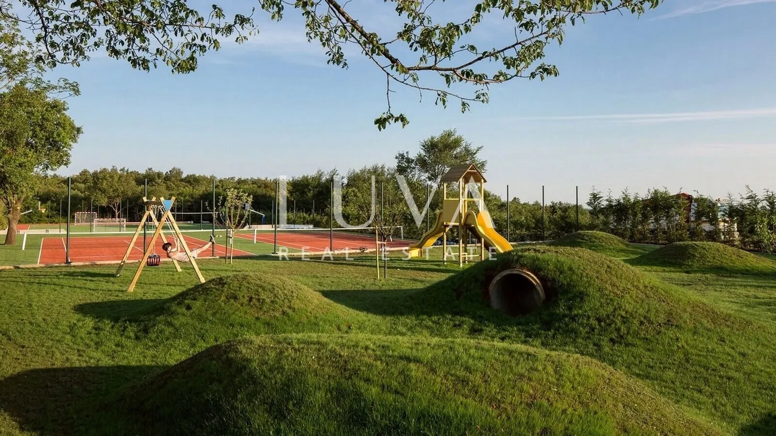 kanfanar, istra, luksuzna vila s bazenom, igralištem i sportskim terenima - slika 22