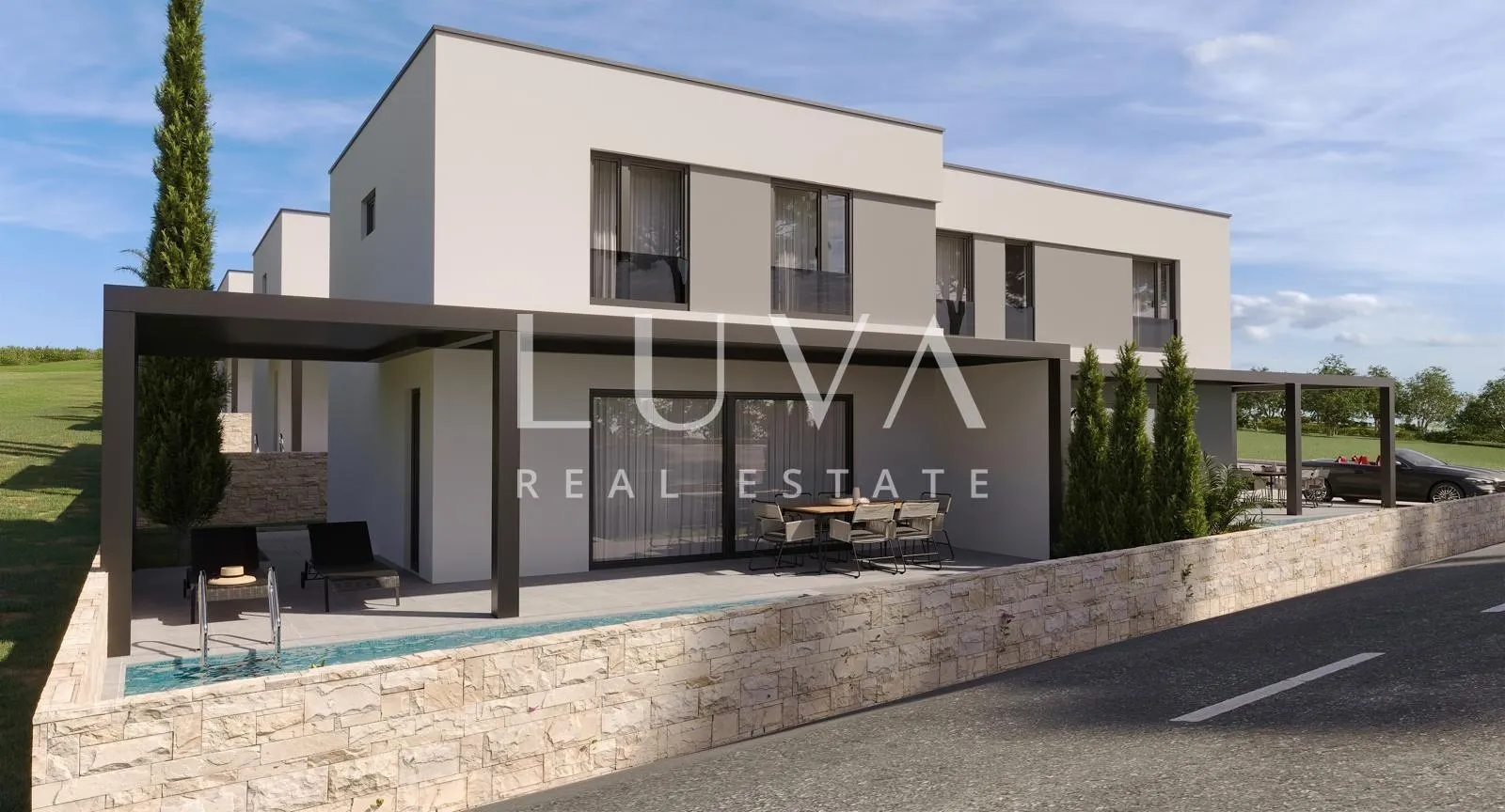 Pag, Mandre, luksuzna novogradnja blizu mora, stan S3, neto 87,60 m2 - Mandre, Kolan
