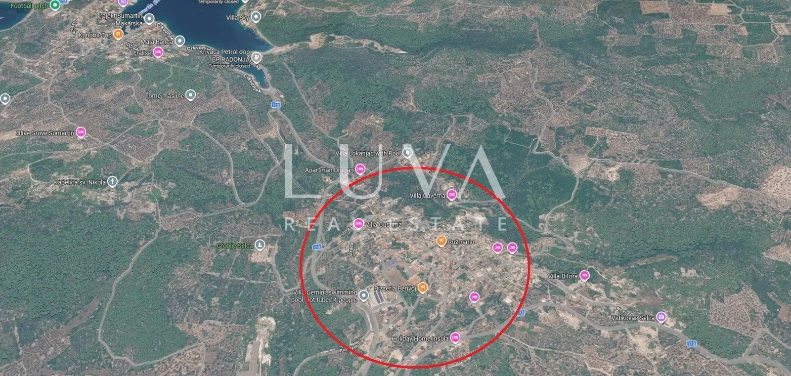 brač, selca, atraktivno građevinsko zemljište 1381 m2 na prodaju - slika 6