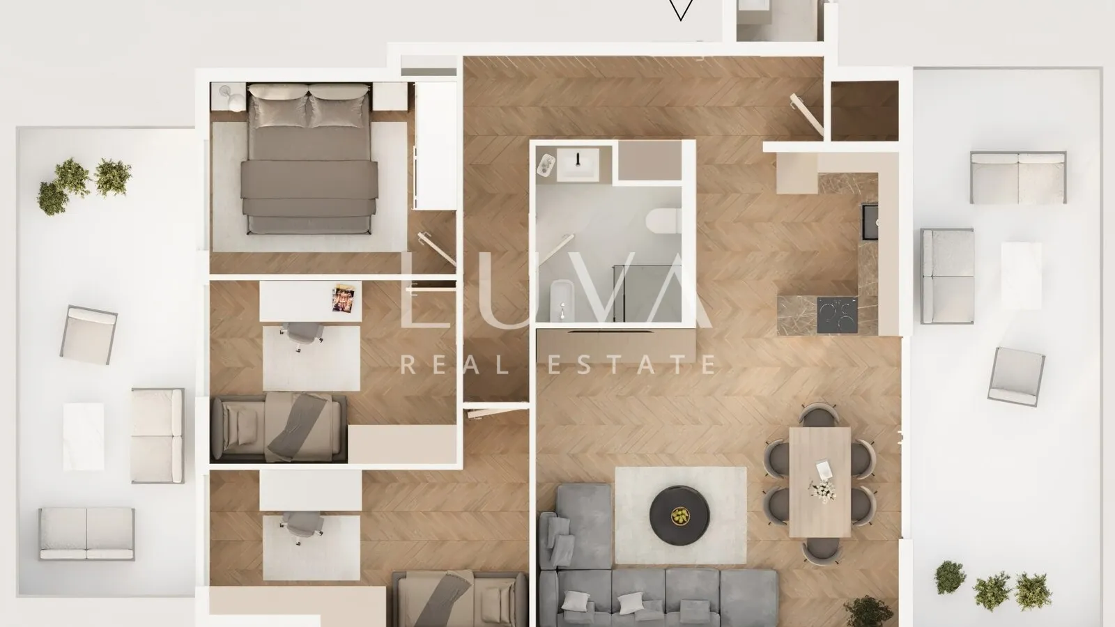 zagreb, dobri dol, luksuzna novogradnja 4s stan 108,60 m2 nkp - slika 6