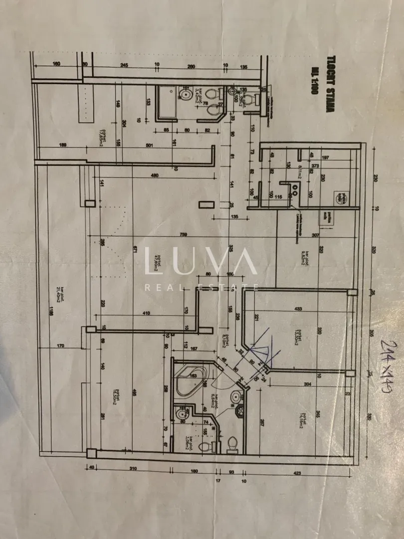 zagreb, medveščak, 5s stan 150m2 za najam - slika 19