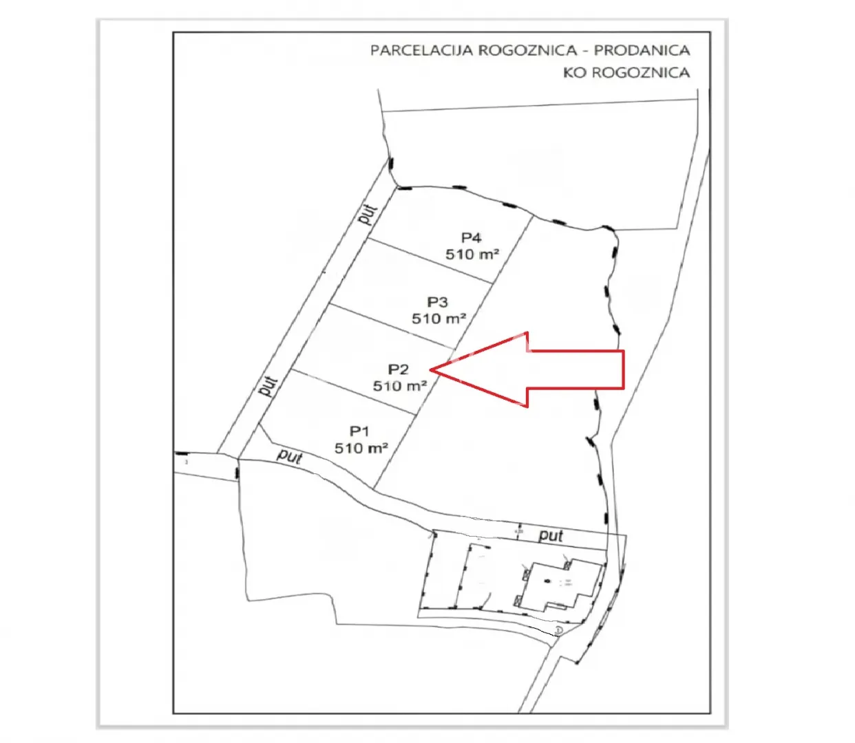 Rogoznica, Podglavica, građ. zemljište 509m2 na prodaju - Podglavica, Rogoznica