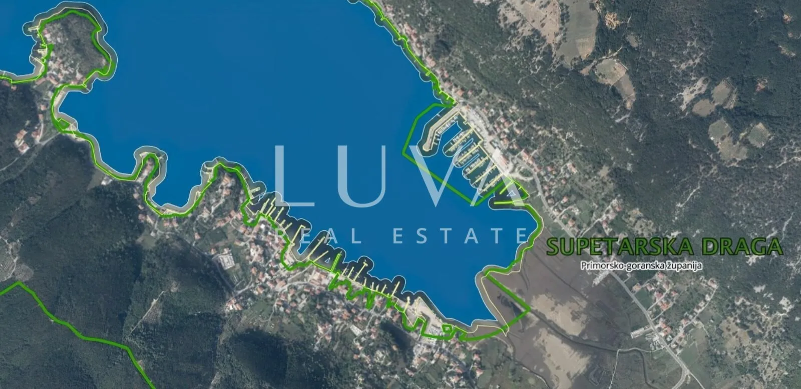 Rab, Supetarska Draga, građevinsko zemljište 2000m2 na prodaju - Supetarska Draga, Rab