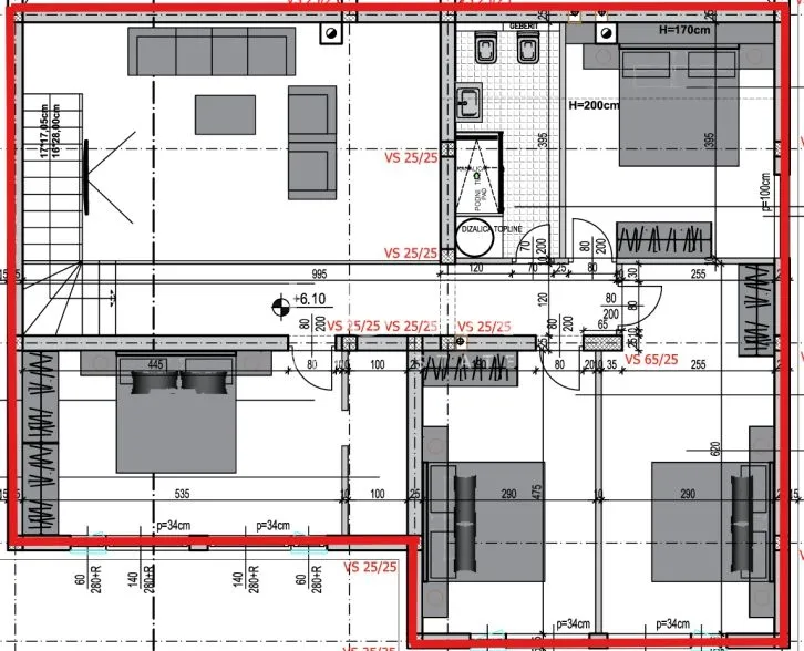 opatija, matulji, stan 189 m2 s pogledom na more, prodaja - slika 4