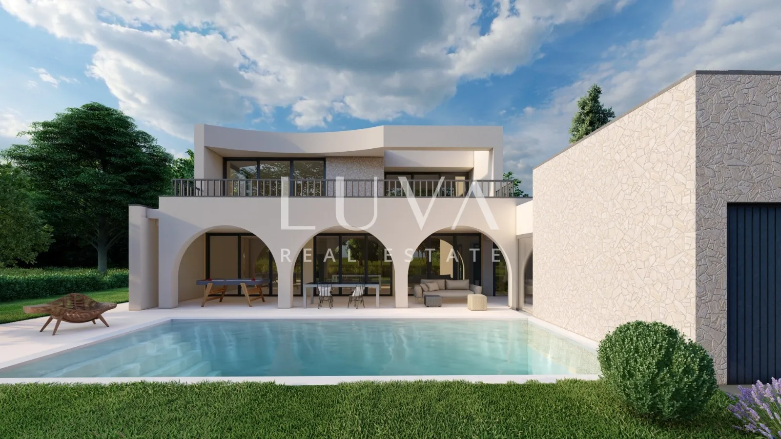 istra, kaštelir, luksuzna kuća s bazenom i pogledom na more, nkp 244 m² - slika 14