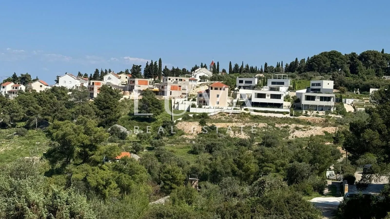 sutivan, otok brač, luksuzna kuća blizu mora u izgradnji na prodaju - slika 7