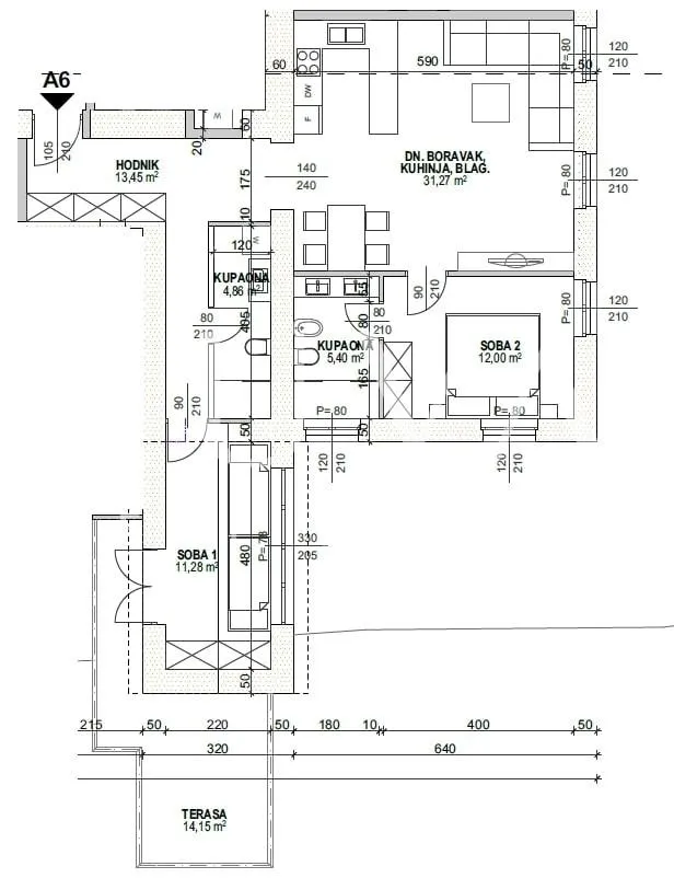 opatija, strogi centar, luksuzan stan 90,36 m2 na prodaju - slika 27