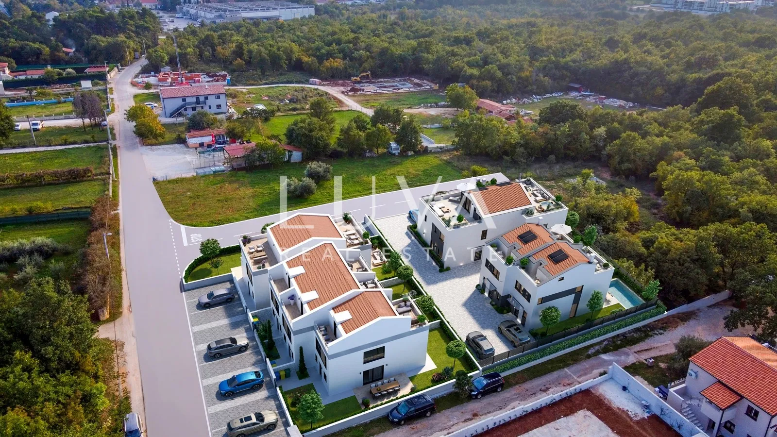 istra, poreč, moderna kuća u nizu s bazenom, 122,27 m2 - slika 11