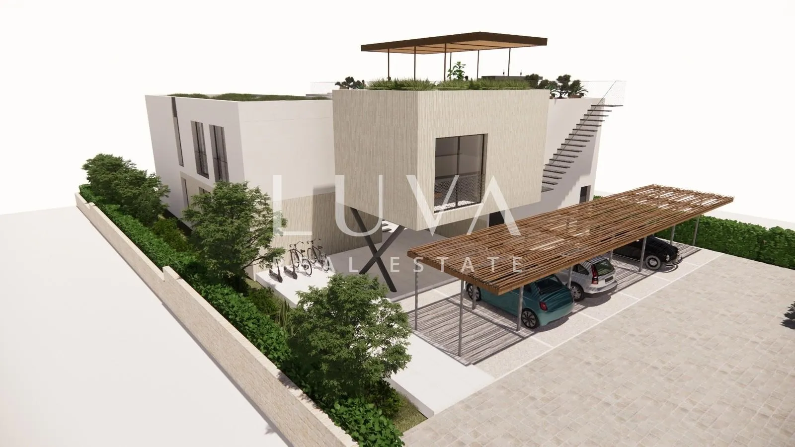 ugljan, luksuzni apartman s vrtom prvi red do mora nkp 68,18 m2 - slika 3