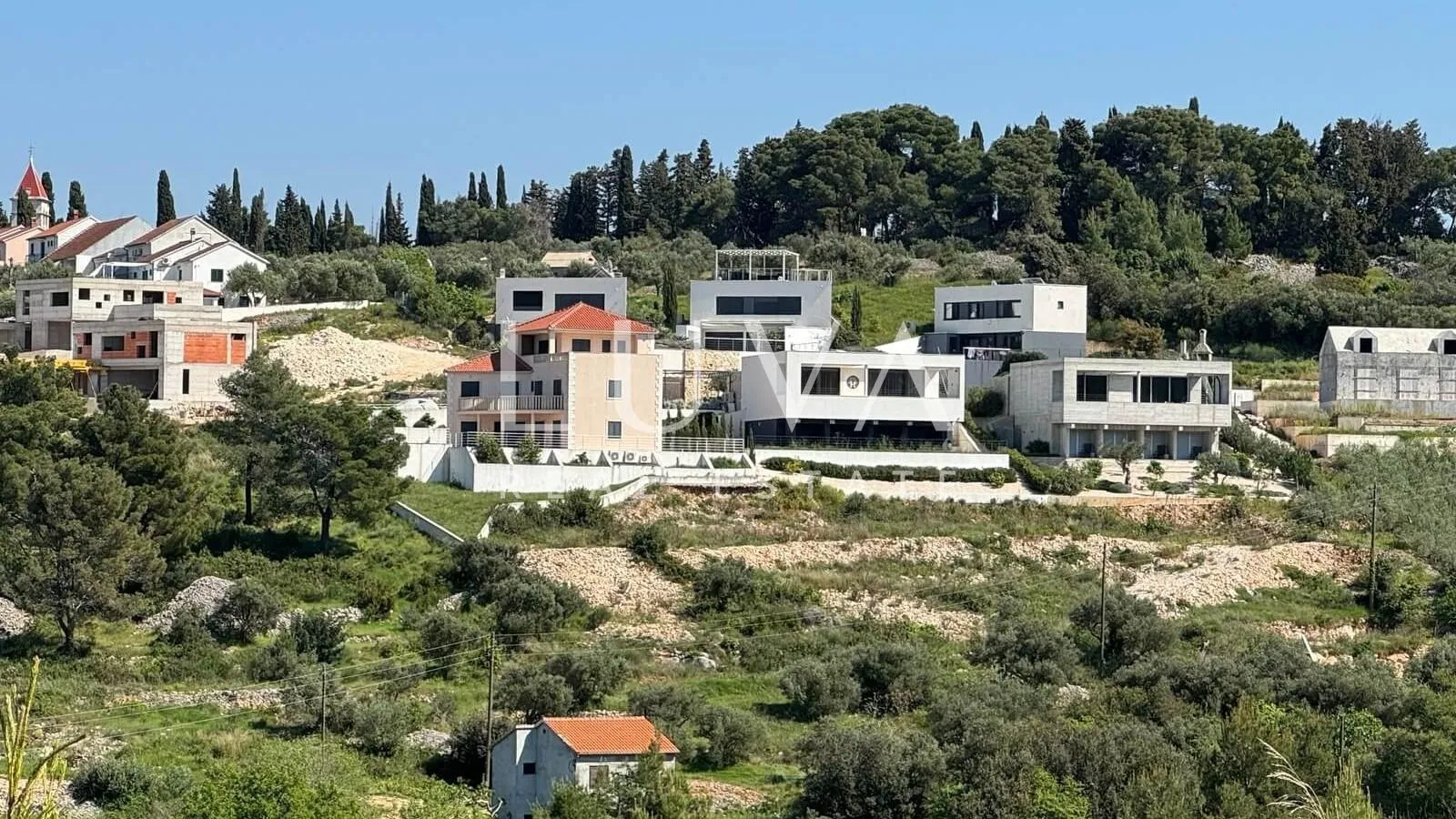 sutivan, otok brač, luksuzna kuća blizu mora u izgradnji na prodaju - slika 5