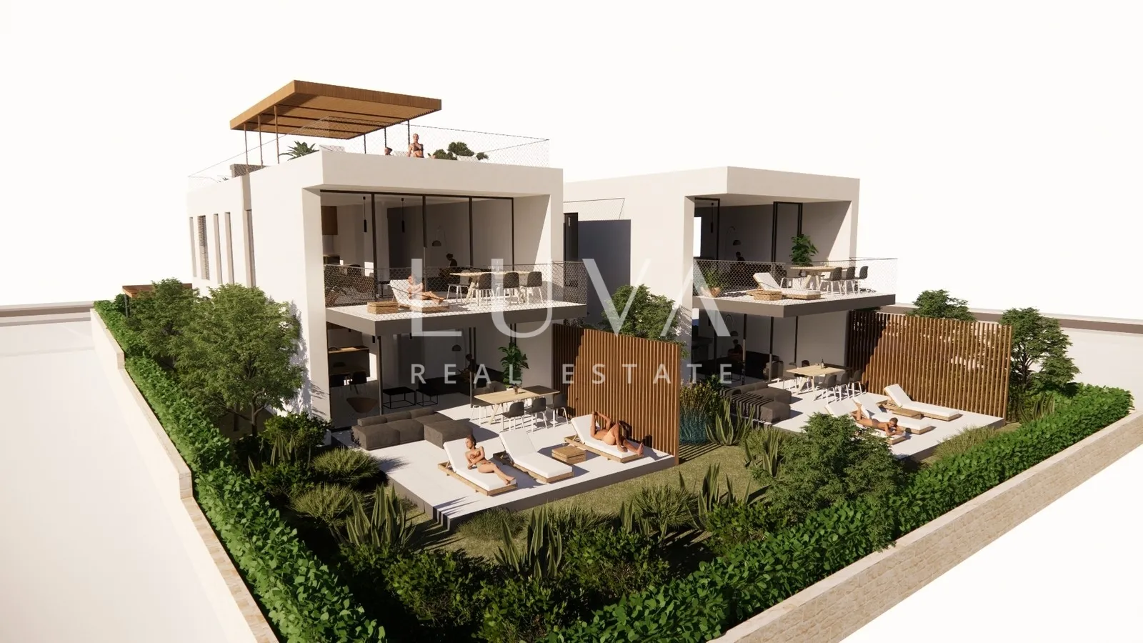 ugljan, luksuzni penthouse s jacuzijem, prvi red do mora nkp 109,49 m2 - slika 9