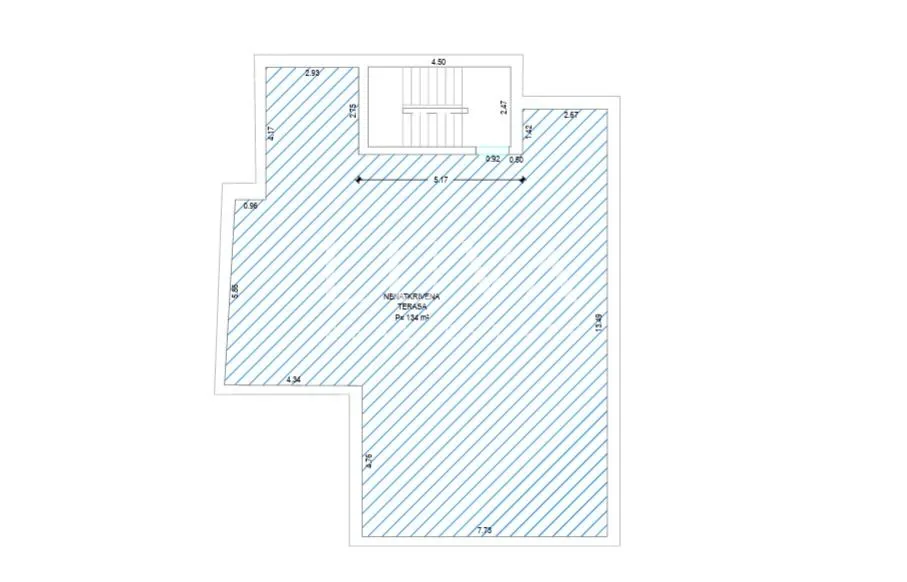 omiš, jesenice, penthouse s 134 m2 krovne terase sa pogledom na more - slika 39