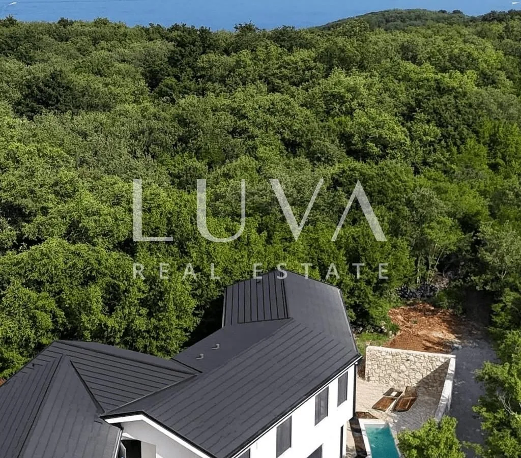 krk, vrbnik, luksuzna vila s bazenom na osami na prodaju - slika 5