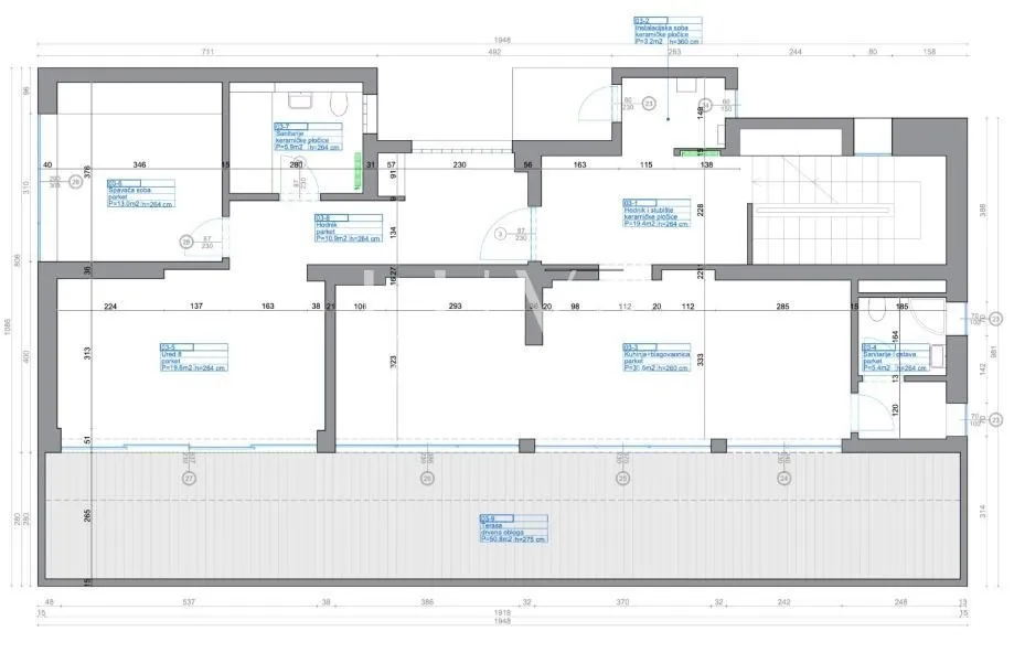 zagreb, britanac, poslovni prostor 110m2 s terasom 51m2 za najam - slika 16