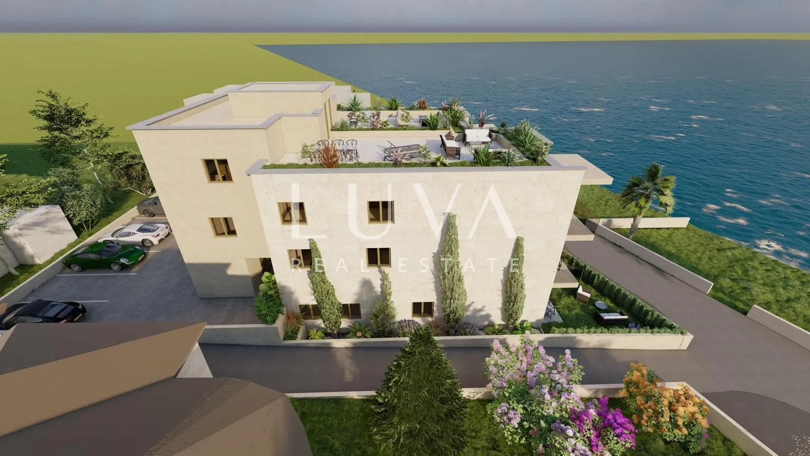 pag, mandre, luksuzni penthouse prvi red do mora, nkp 119,78 m2, stan s7 - slika 1