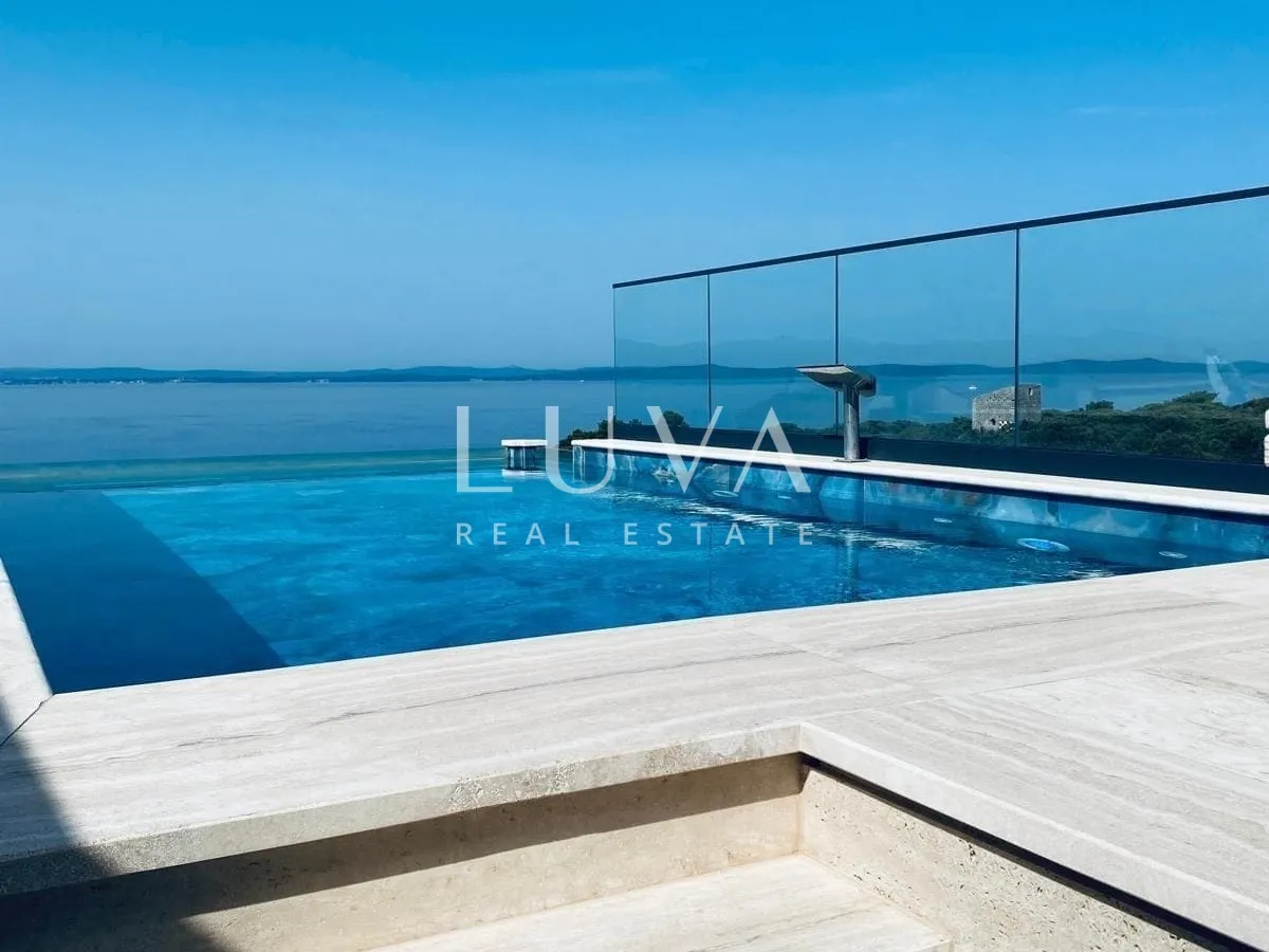 zadar, kožino, prodaja, luksuzni penthouse s bazenom uz more - slika 14