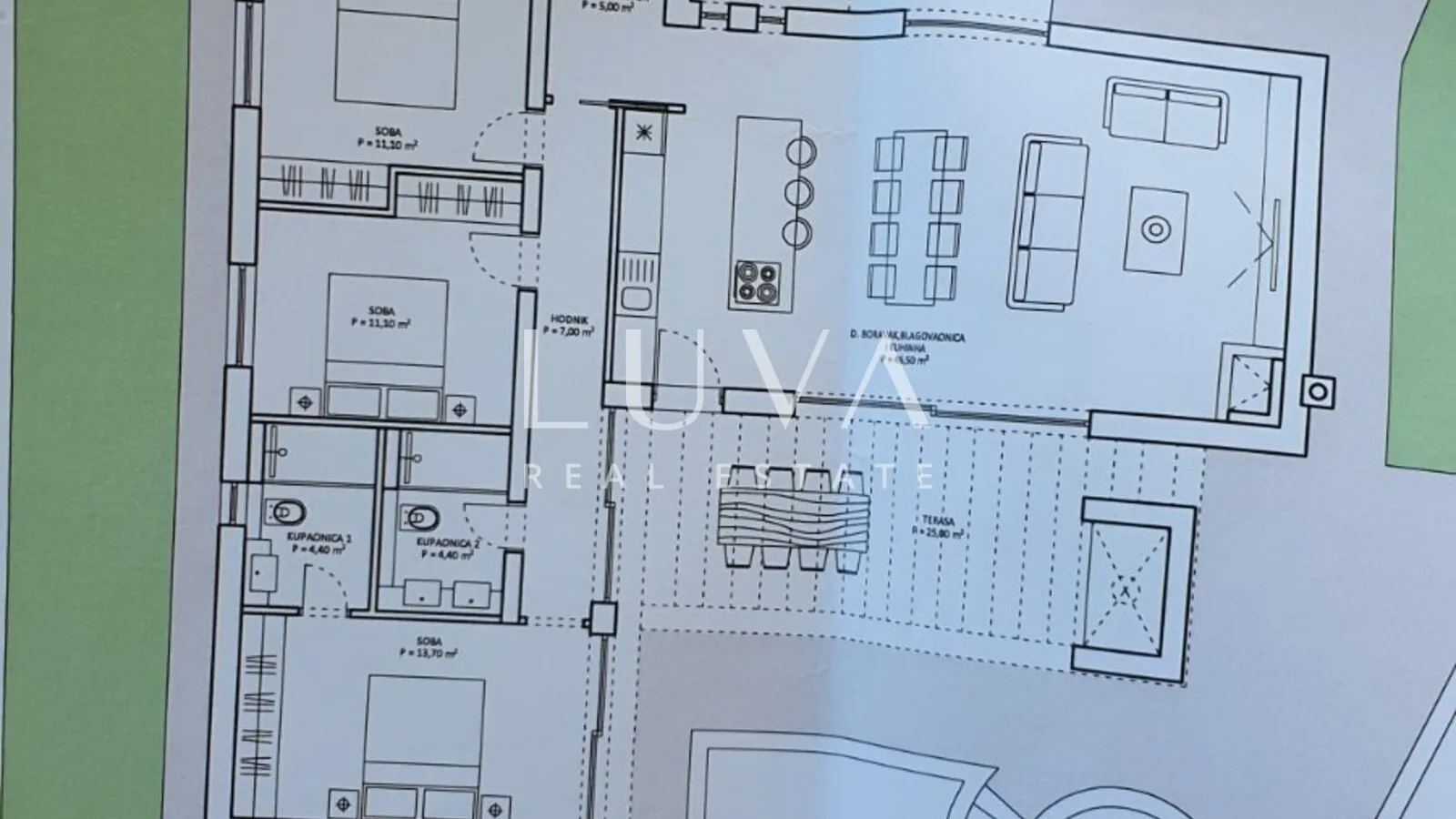 sukošan, debeljak, kuća 144 m2 s bazenom 50 m2, prodaja - slika 5