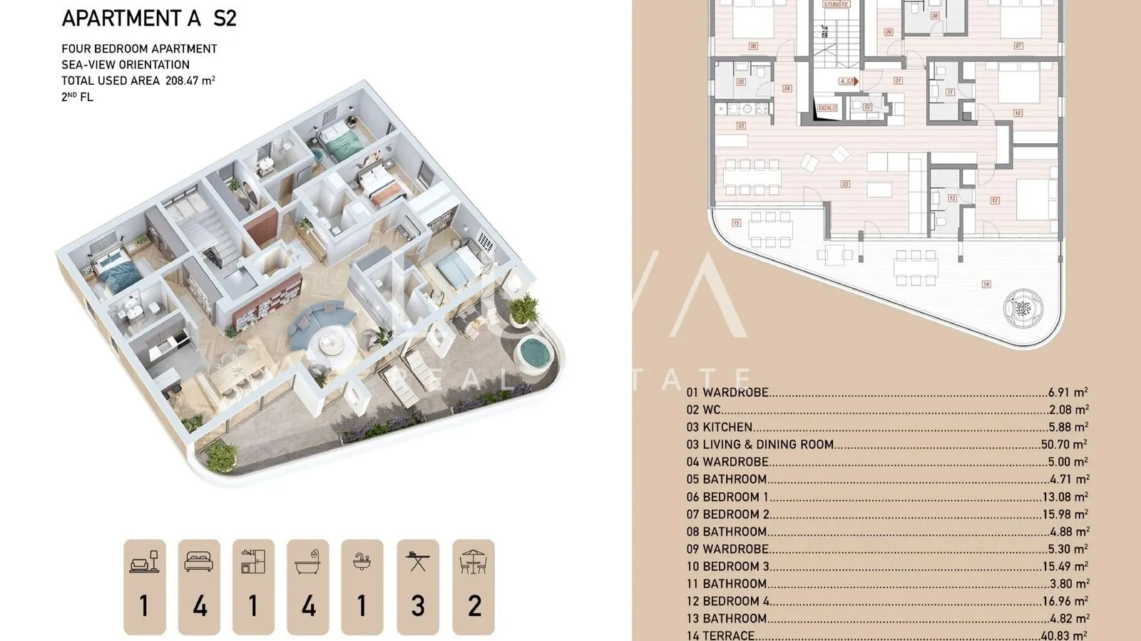 opatija, luksuzan penthouse s pogledom, zgrada a stan s2, prodaja - slika 12