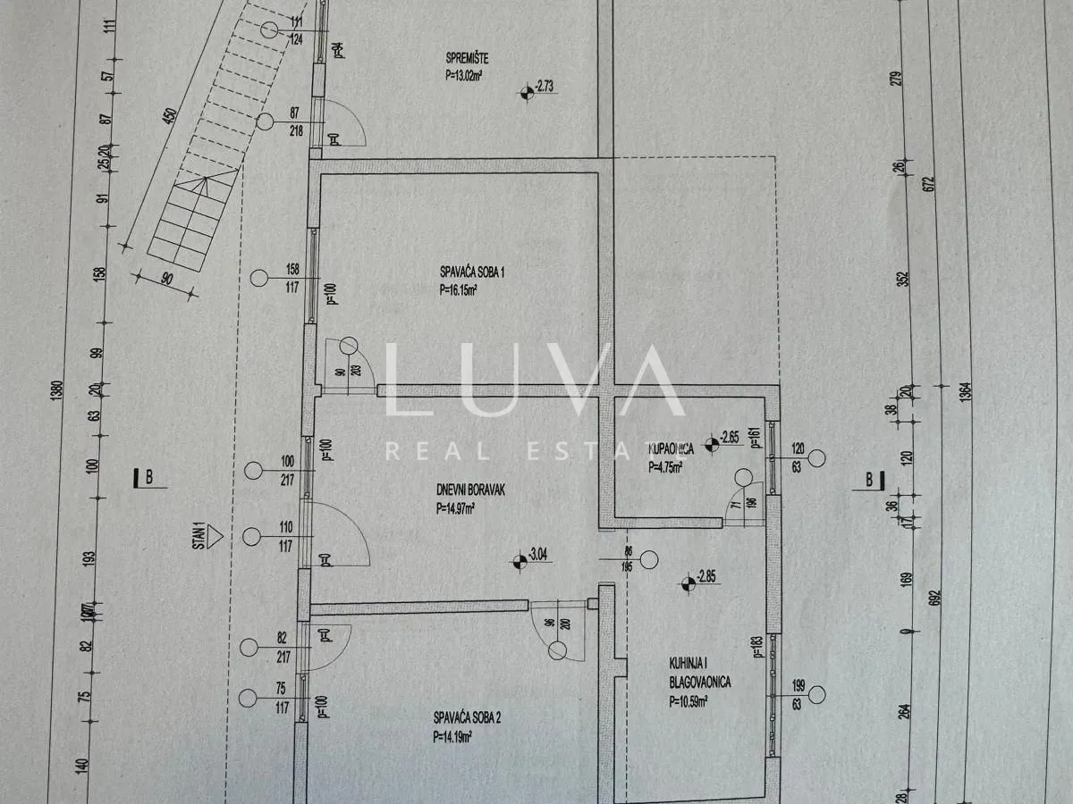 marina, trogir, prodaja dvojne kuće 247 m2 na 3 etaže + parking - slika 13
