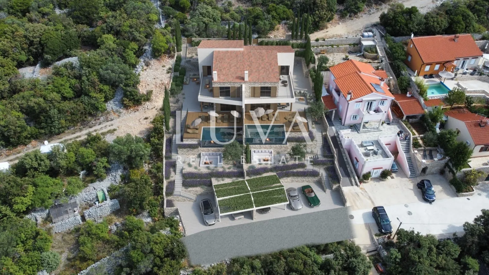 otok cres, martinšćica, luksuzna kuća s bazenom i predivnim pogledom na more, 267,48 m2 - slika 13