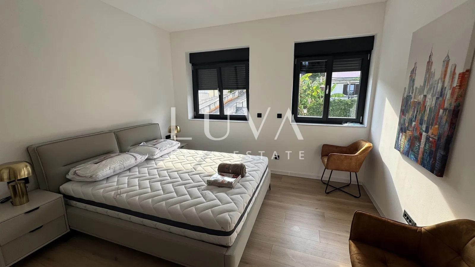 lovran, moderan stan s bazenom i pogledom na more za najam, 90 m2 - slika 9