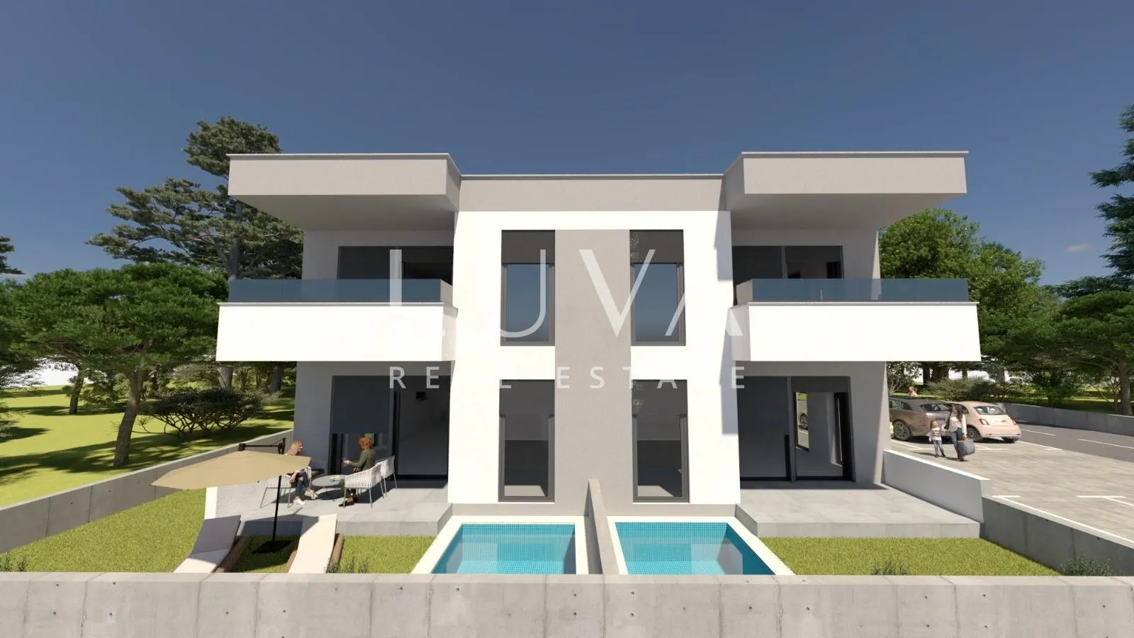 zadar, kožino, moderni stan u prizemlju s vrtom, 74.33m2 - slika 2