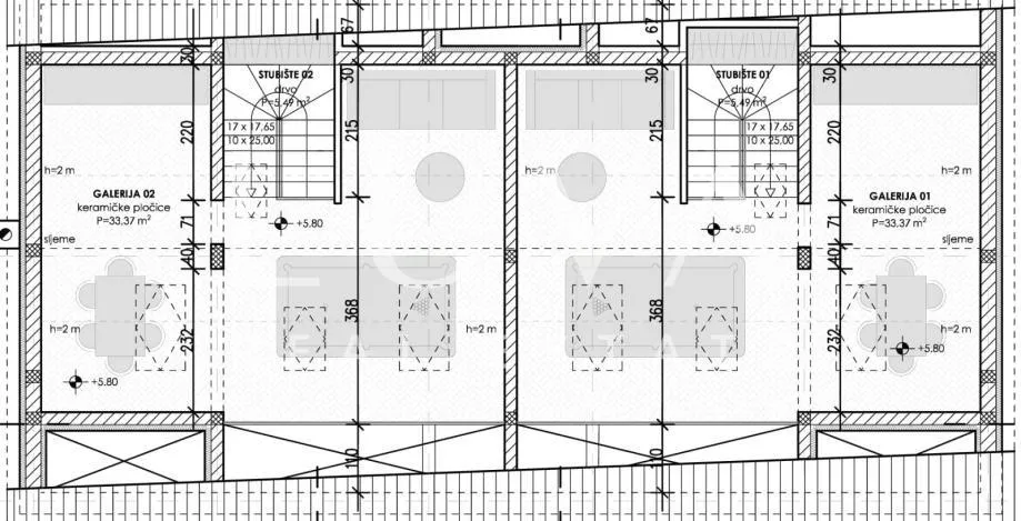 kaštel štafilić, kuća 377m2 sa stanovima na prodaju - slika 64