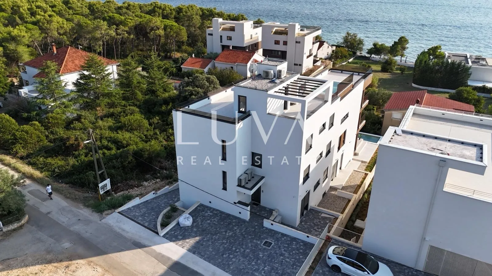 zadar, kožino, luksuzan stan s bazenom u novogradnji na prodaju - slika 12