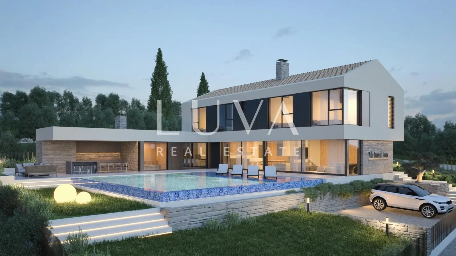 istra, buje, građevinsko zemljište 975 m2 s građevinskom dozvolom - slika 1