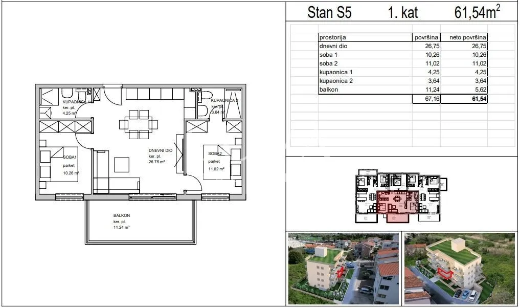 split, stobreč, građ. zemljište 1360m2 s pravomoćnom lokacijskom dozvolom na prodaju - slika 8