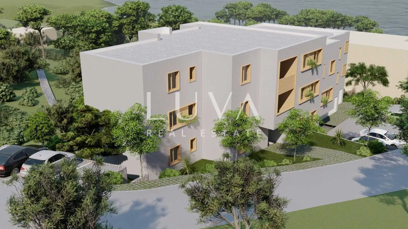 trogir, slatine, stan s5 42m2 u novogradnji s pogledom na more na prodaju - slika 9