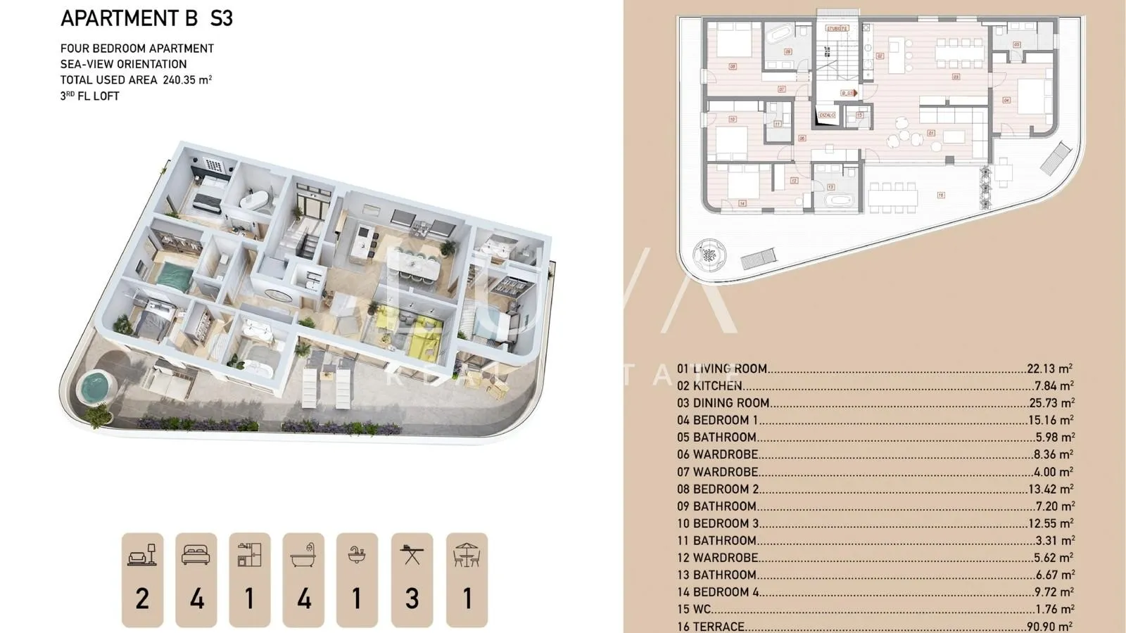 opatija, luksuzan penthouse s pogledom, zgrada b stan s3, prodaja - slika 10