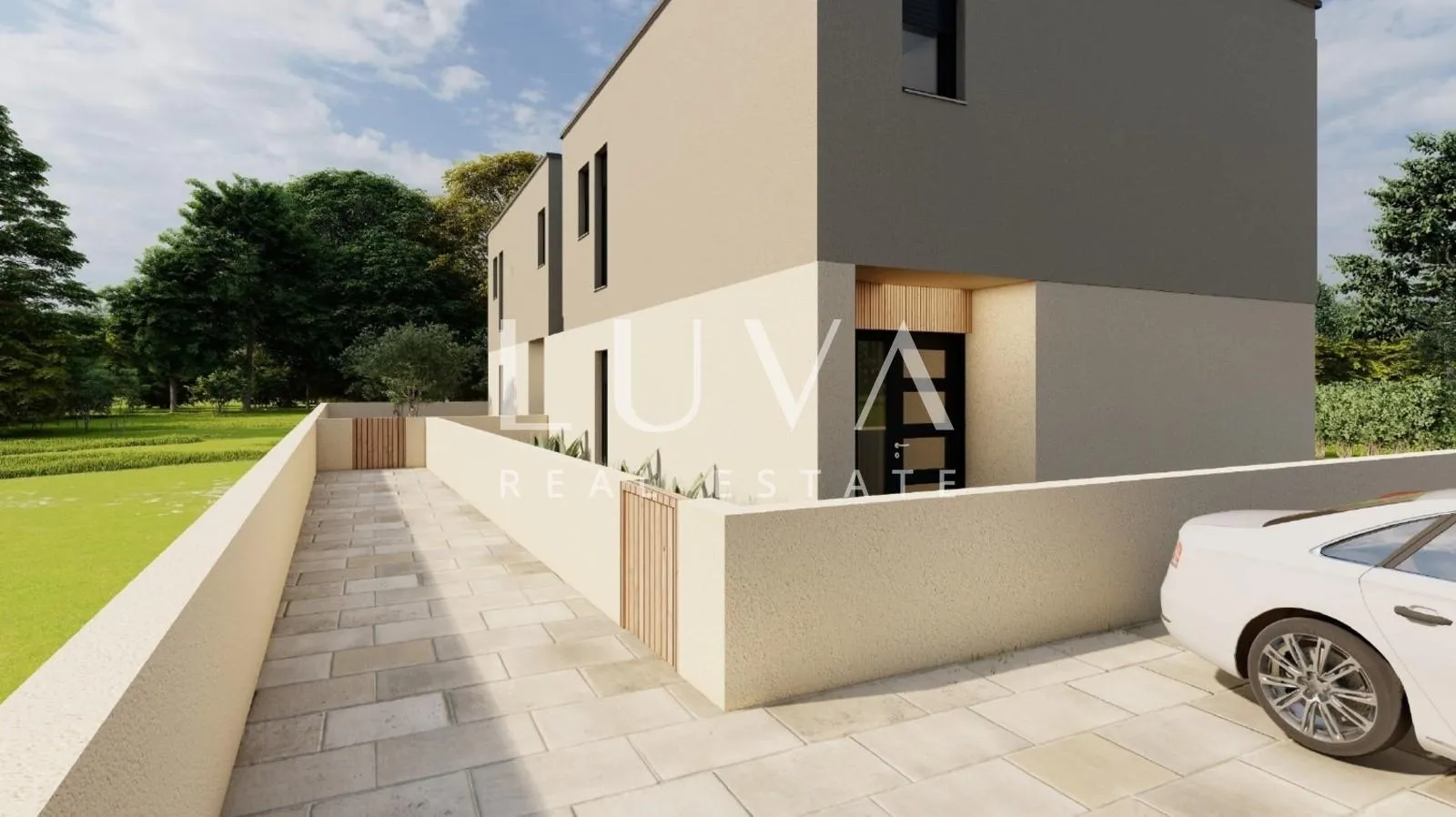 istra, poreč, moderna kuća u izgradnji s pogledom na more , 100 m2 - slika 7
