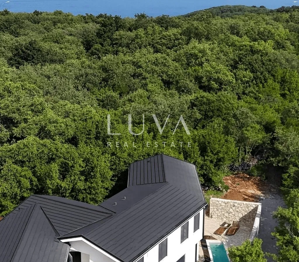krk, vrbnik, luksuzna vila s bazenom na osami na prodaju - slika 5