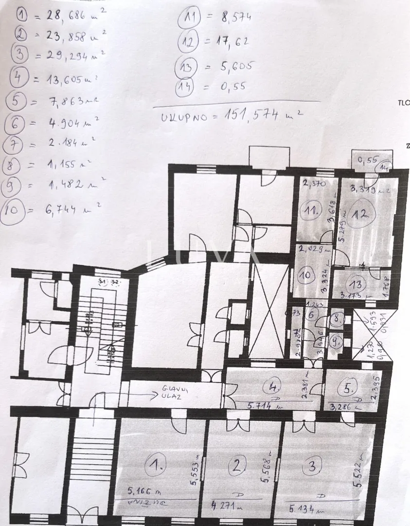 zagreb, centar, jedinstvena stambeno poslovna nekretnina , 151 m² nkp - slika 22