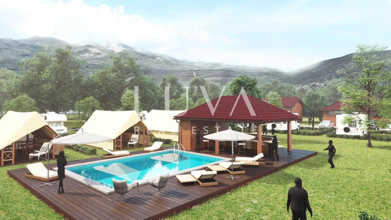 plitvička jezera, kompolje, investicijski projekt s građevinskim dozvolama i etno kućom, 27.840 m2 - slika 2