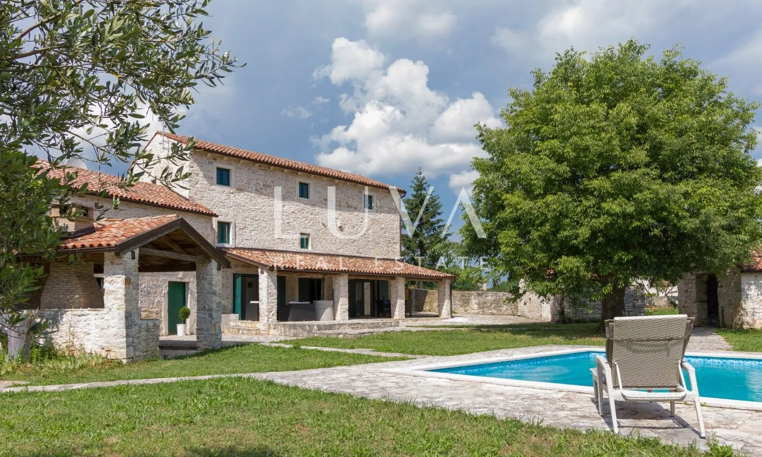 barban, istra, luksuzna kamena vila s bazenom na prodaju - slika 25