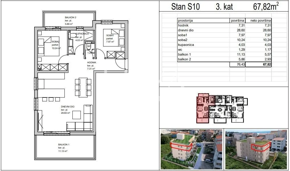 split, stobreč, građ. zemljište 1360m2 s pravomoćnom lokacijskom dozvolom na prodaju - slika 13
