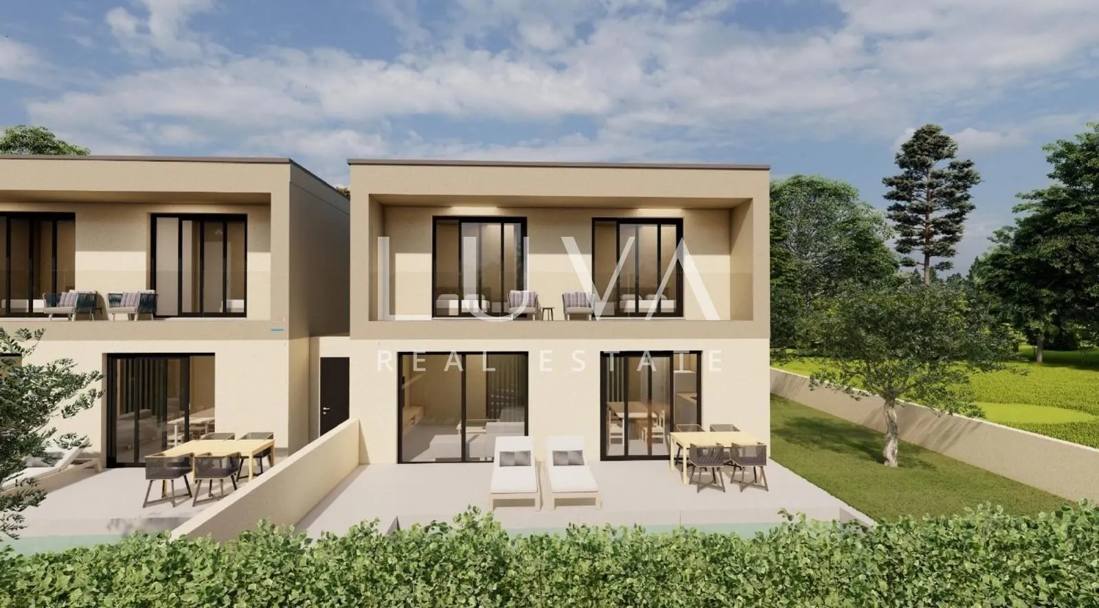 istra, poreč, moderna kuća u izgradnji s pogledom na more , 100 m2 - slika 6