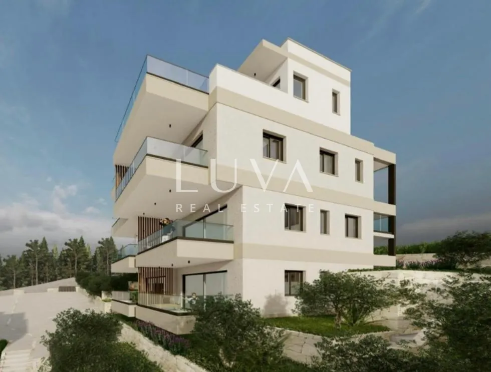 Čiovo, novogradnja s pogledom na more, stan DZ/S2 NKP 64 m2 - Žedno, Trogir