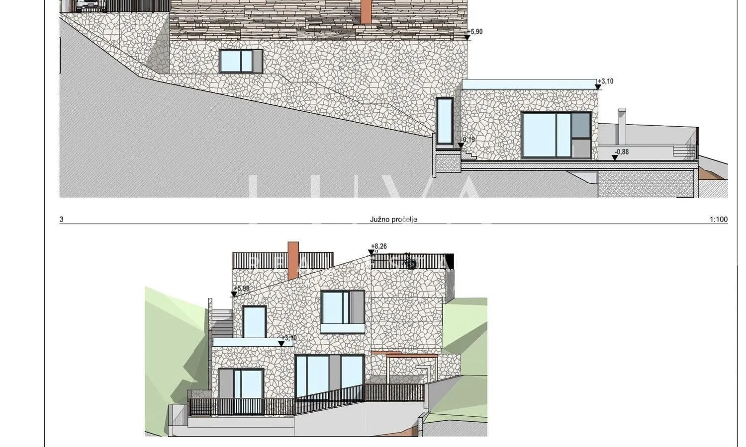 kvarner, brseč, građevinsko zemljište 1.173 m2 s pogledom na more na prodaju - slika 9