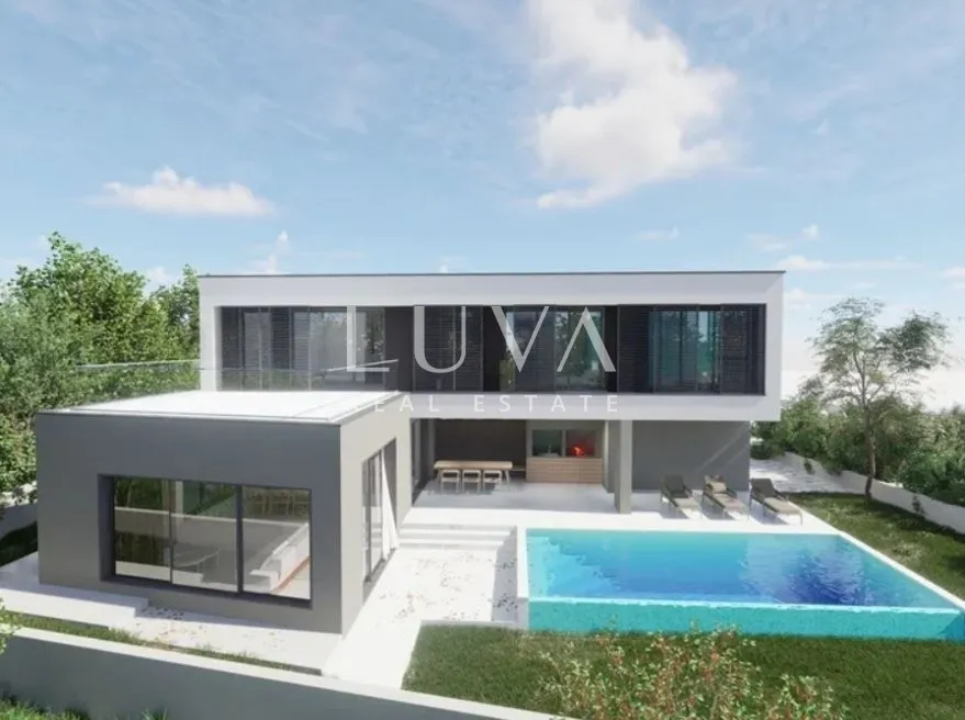 kaštel novi, rudine, moderna vila s bazenom i pogledom na more - slika 7