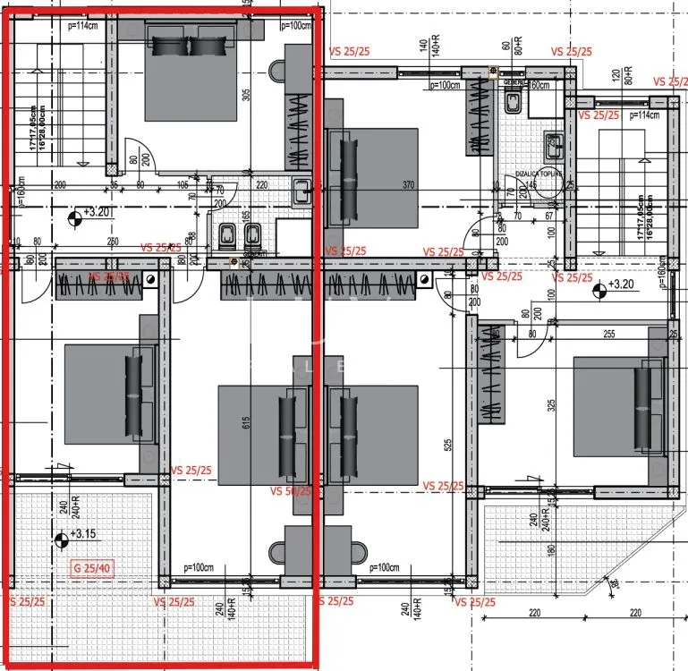 opatija, matulji, stan 167 m2 s pogledom na more, prodaja - slika 7