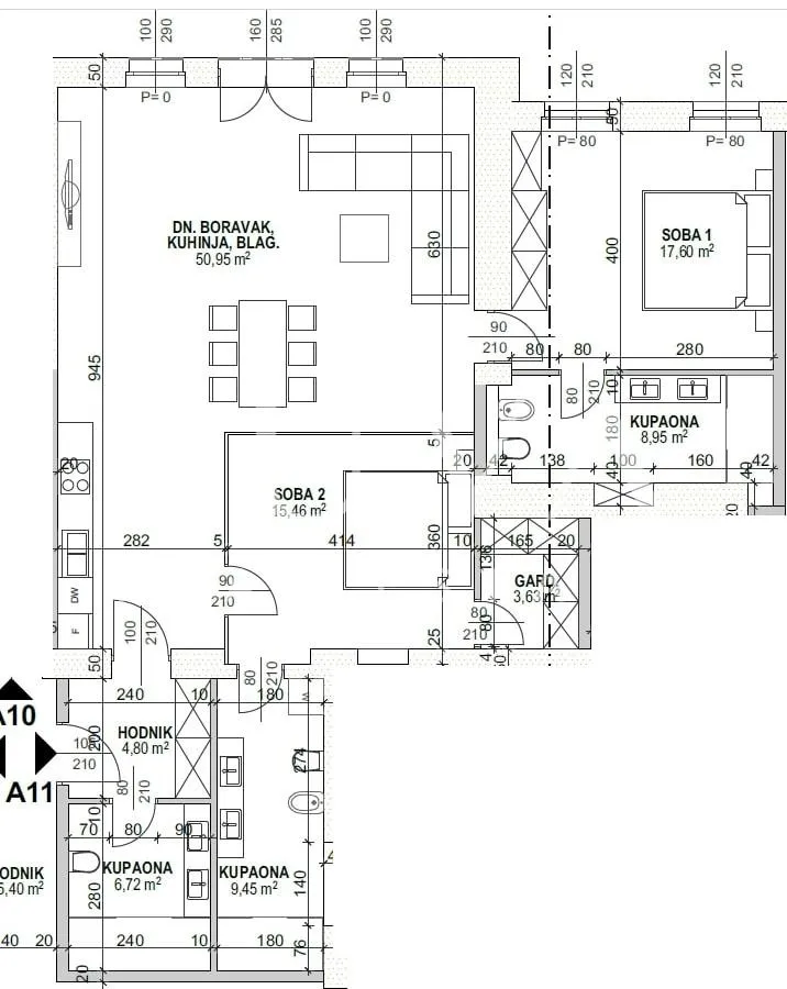opatija, strogi centar, luksuzan stan 114,15 m2 na prodaju - slika 17