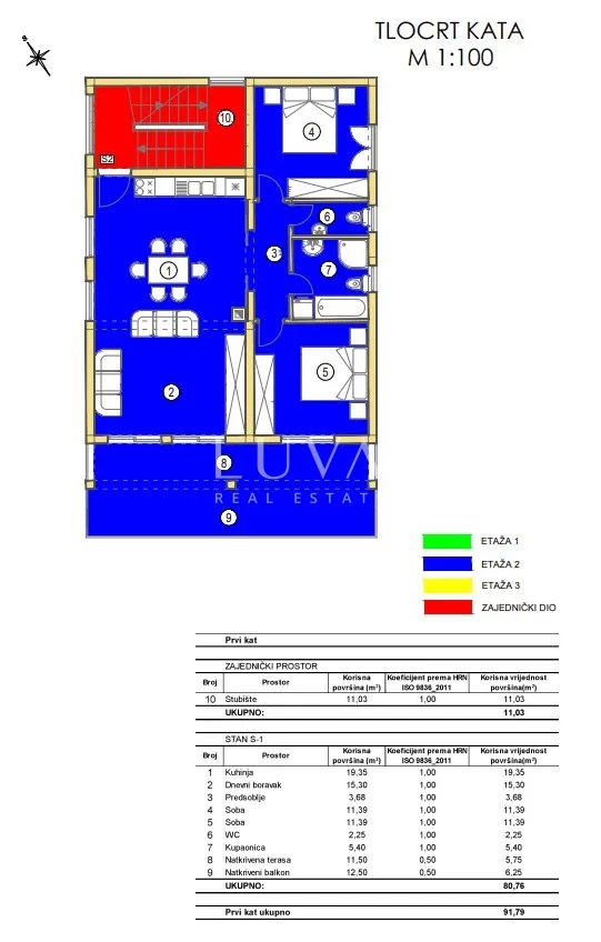 petrčane zadar, prostran stan od 75 m² + parking, 50 m od mora - slika 11